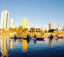 Surfers Paradise Sunset Kayak Adventure in Gold Coast