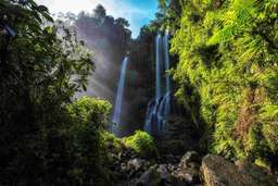 Sekumpul Waterfall View Point Entrance Ticket + Meal at Hanging Restaurant, AU$12
