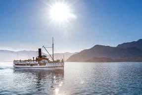 TSS Earnslaw Cruise & Walter Peak Farm Tour with Gourmet BBQ | New Zealand