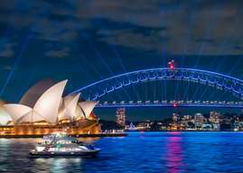 VIVID Sydney Journey Beyond All Inclusive Dinner Cruise | Australia