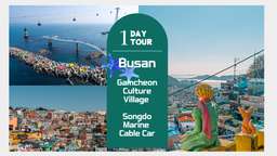 Busan | Cáp treo Songdo Marine, Làng văn hóa Gamcheon khởi hành buổi sáng Tour nửa ngày (Hướng dẫn viên tiếng Nhật), VND 1.182.139