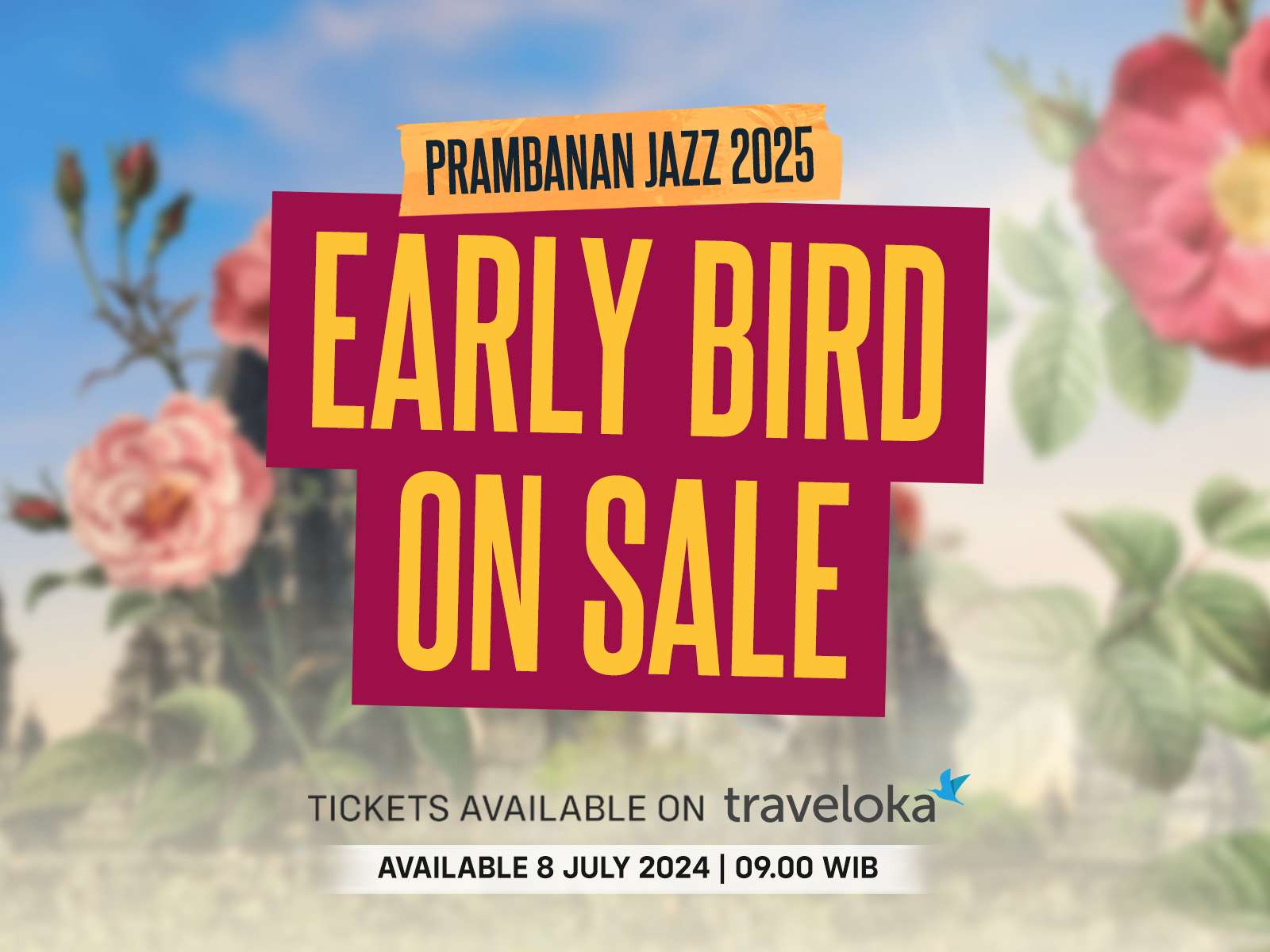 Prambanan Jazz Festival 2025 Start from Rp 402.500