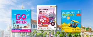 Thailand Inbound/Outbound SIM Card for Bulk Purchase, THB 146.93