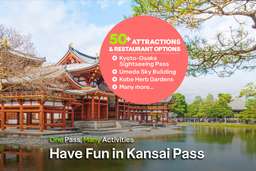 Have Fun in Kansai Pass (1 Week Free Pass), Rp 433.500