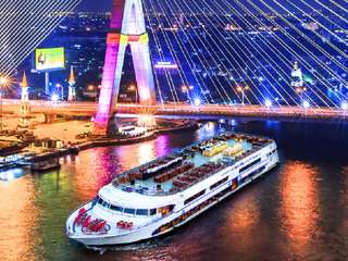 White Orchid Dinner Cruise in Bangkok from Asiatique
