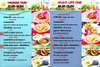 Dinner & Night Life menus