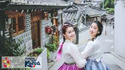 Traditional Hanbok Dress Experience in Gyeongbok-gung | South Korea, Rp 178.293