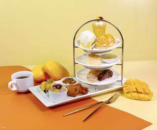 Signature Mango Afternoon Tea at Harbour Plaza Cafe 8 Degrees