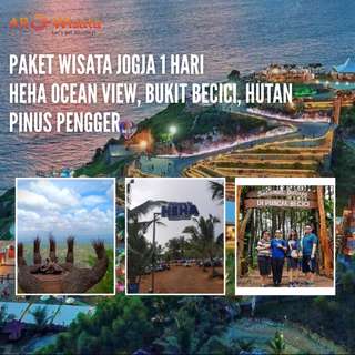 Yogyakarta 1 Day Tour Package Heha Ocean View, Becici Hill, Pengger Pine Forest