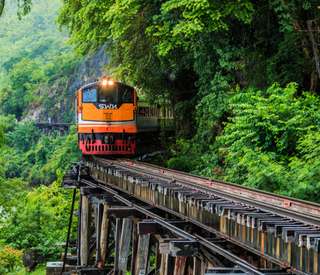 Kanchanaburi Odyssey: Tiger Cave, Death Railway & Elephant Sanctuary (From Bangkok)