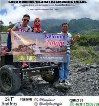 PAKET TOUR JOGJA SATU HARI (Borobudur, Gereja Ayam & Merapi By Jeep) by Buni Tours Jogja  , Rp 750.000