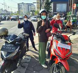 City Tour Jogja Menggunakan Sepeda Motor, Rp 500.000