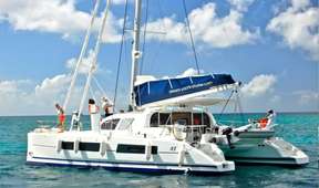 Premium Catamaran Sunset Dinner Cruise with Transfers and Meals