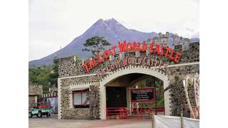 PAKET TOUR JOGJA SATU HARI (The Lost World Castle - Langlang Buana Santorini Bhumi Merapi -Tebing Brexi + Candi Ijo - Pinus Pengger) By Buni Tours Jogja, Rp 663.000
