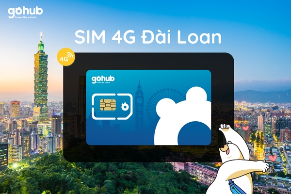 Taiwan 4G SIM Card by Gohub - Pickup/Delivery in Vietnam 1