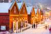 Kanemori Red Brick Warehouse in winter