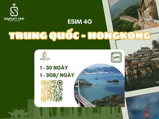 4G eSIM for China, Hongkong, Macau by Simplify Trip, SGD 8
