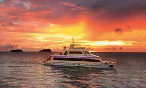 Sunset and City Night Dinner Cruise with Complimentary Drinks in Kota Kinabalu