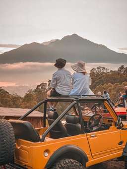 Mount Batur Jeep Tour with private group + special breakfast on jeep, THB 779.50