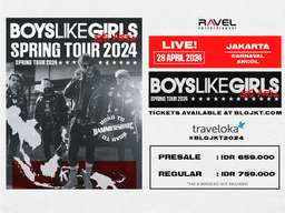 Boys Like Girls Spring Tour SE Asia 2024 Tickets