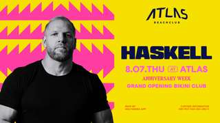 James Haskell Ticket at Atlas Beach Club