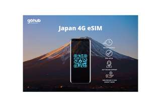 4G eSIM for Japan by GoHub