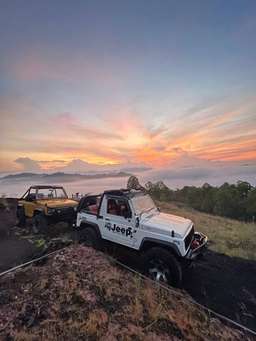 Sunrise & Black Lava and Black Sand Mount Batur Jeep Adventure Kintamani Bali, Rp 892.500