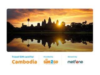 4G SIM Card for Cambodia - Pickup/Delivery in Vietnam by Sim2Go