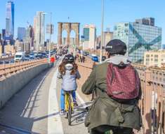 【ลดราคา 30%】New York Brooklyn Bridge Bike / eBike Rental