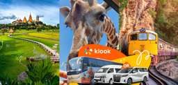 Kanchanaburi Day Tour: Safari Park, Death Railway, River Kwai Bridge, Instagrammable Cafe, Tiger Cave Temple and More, Rp 807.274