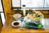 [Set C] Fish head in casserole, vegetable mixed plate, chicken rice/braised pork rice, Alishan cold brew tea