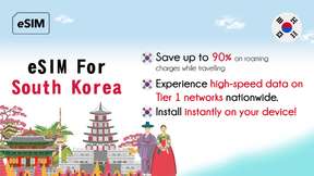 South Korea Airhub eSIM with Lotte Duty Free Discount Voucher