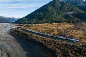 TranzAlpine Ticket between Christchurch and Greymouth