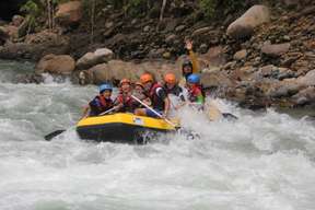 White Water Rafting Adventure in Kadamaian River 