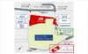 USJ entrance side bus parking lot (red boxed) *The green box is the entrance to the park; please walk to the park as shown below