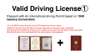 Passengers from Geneva Treaty member countries (Philippines, Malaysia, Thailand, Singapore, South Korea) should present their own driver's license and international driver's license. Photocopies of passports can be presented for verification on the same day at the store