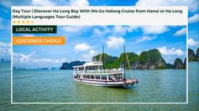 Day Tour | Discover Ha Long Bay With We Go Ha Long (4 hours course or 6 hours course available) cruise (Multiple Languages Tour Guide available) + optional transportation from Hanoi | Vietnam