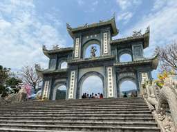 Marble Mountains and Linh Ung Pagoda in Da Nang - Half-Day Tour with English, Chinese, Indonesian, Korean, Japanese Guide, AU$49