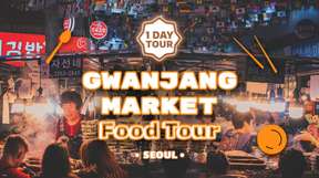 Seoul Walking Tour: Gwangjang Market Unique Food Tour | South Korea