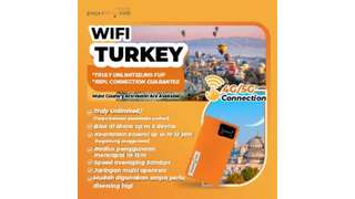 Pinjamwifi: Truly Unlimited Wi-Fi - Turkey (Indonesia Pick-Up)