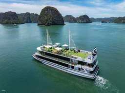 [Độc Quyền] Tour Ngày Du Thuyền Otis Premium Vịnh Hạ Long kèm Buffet Trưa, Tiệc Trà Hoàng hôn, và Tùy Chọn Đưa Đón Ghép Đoàn Bằng Xe Limousine (Khởi Hành từ Hạ Long/Hà Nội) | Việt Nam, 880.151 VND
