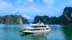 [Exclusive] Otis Premium Cruise Ha Long Bay Day Tour with Buffet Lunch, Sunset Party, and Optional Limousine Transfer (From Ha Long/Hanoi) | Vietnam