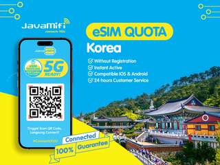4G Travel eSIM South Korea by JavaMifi
