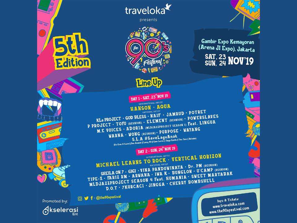 The 90's Festival 2019 - Exclusive Deal by Traveloka Xperience