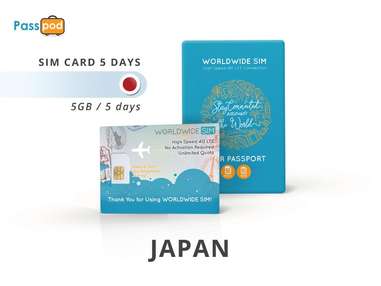 Kad Sim Passpod Worldwide Jepun Pengambilan Penghantaran