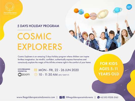Online Class 5 Days Holiday Program Cosmic Explorer For Kids