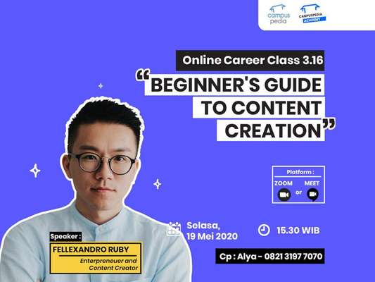 Ticket To Beginner S Guide To Content Creation Online Class