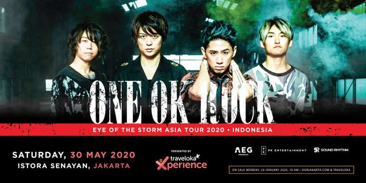 One Ok Rock Eye Of The Storm Asia Tour In Indonesia Exclusive Deal By Traveloka Xperience