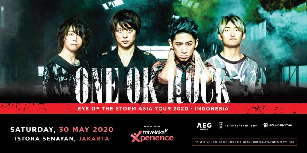 One Ok Rock Eye Of The Storm Asia Tour 2020 In