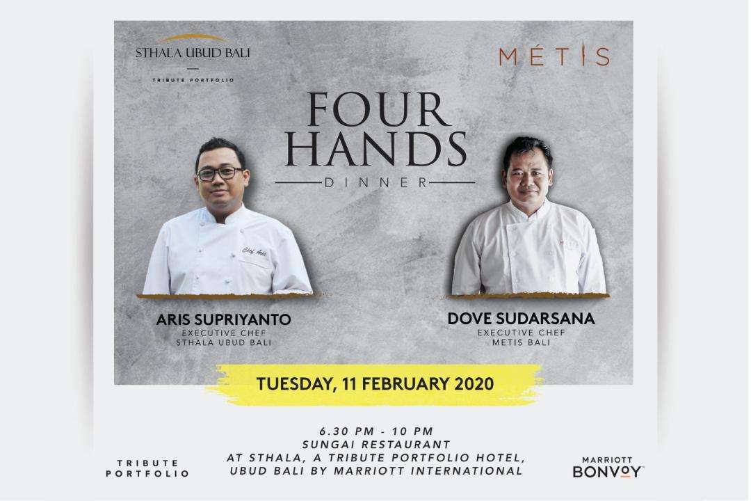 Beli Tiket Sthala Ubud Presents: Four Hands Dinner - Harga Promo 2023